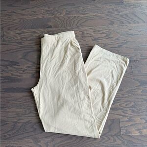 L.L. Bean Women’s Pants Large tall Khaki Beige Stretch Cotton Blend Comfortable